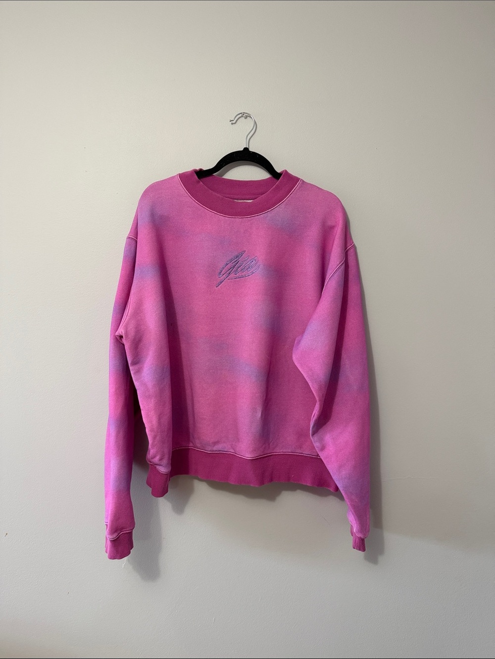 I.AM.GIA Pink & Lavender Tie-Dye Crewneck